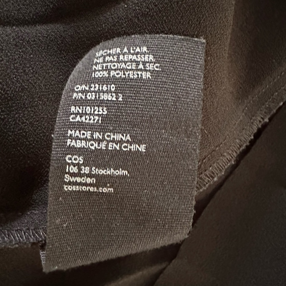 COS Black Pleated Midi Skirt - Picture 5 of 12